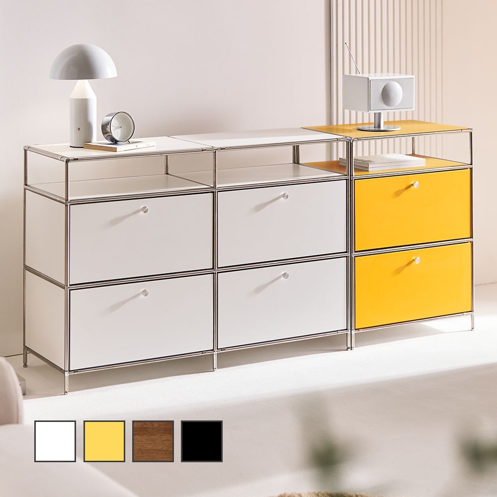 [신상품] 이안가구 국내제작/세렌티 600 1200 미드센츄리 모듈 수납장 높은 거실 서랍 선반장