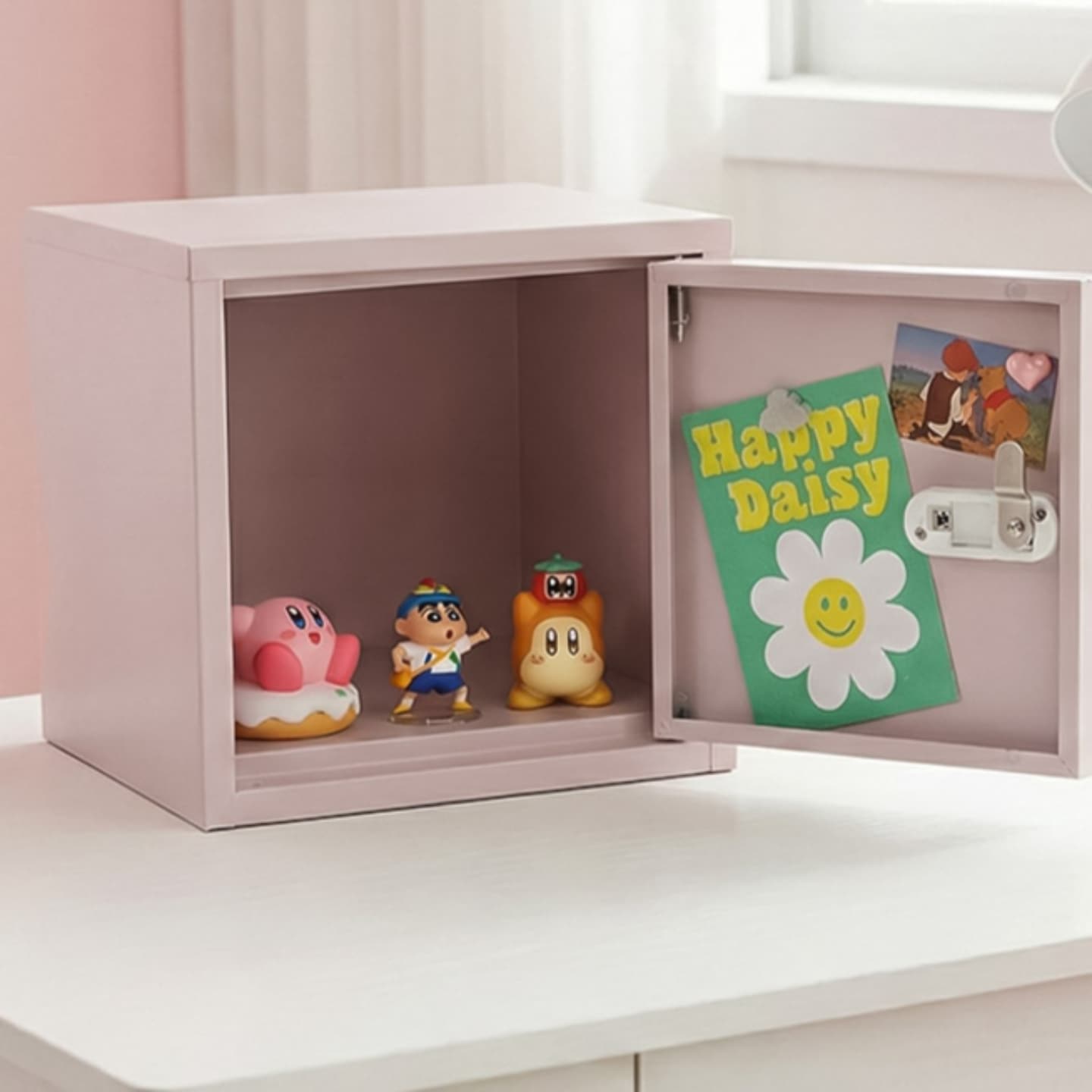 리빙팩토리H 미니 금고 가정용 개인 비상금 철제 스틸 돈통 비밀 보관 세이프락 비밀 서랍장 4color