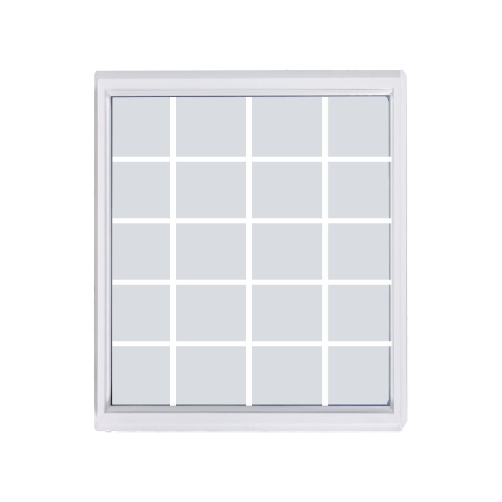 JADE 투명 격자창문 고정창 시스템창호 4050 