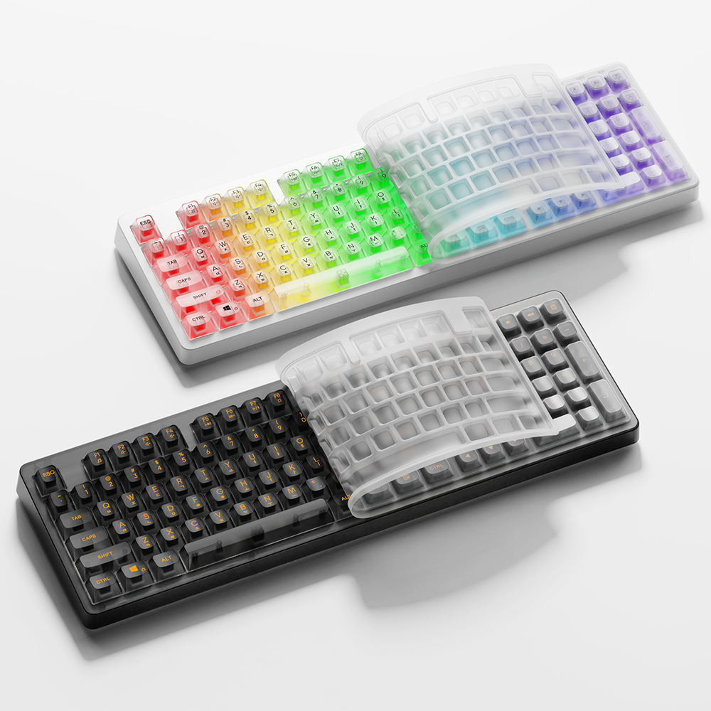 COX(콕스) XM108 투명 PC키캡 45G 오피스 게이밍 키보드 멤브레인