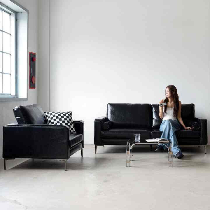 Albero レザーソファ［3色・2サイズ］