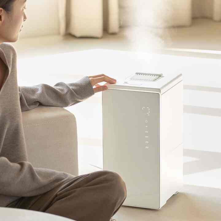 PURE AI 加熱式加湿器 6L d-GHHH-0006 ホワイト