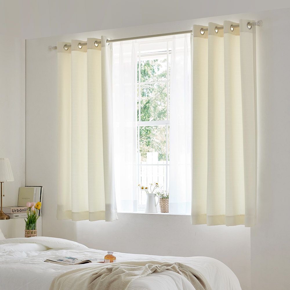 [신상품] 샤이닝홈 이너스 르넬 아일렛 항균 암막커튼 창문형 2size 사계절 커튼 썸머 가림막 가리개커텐