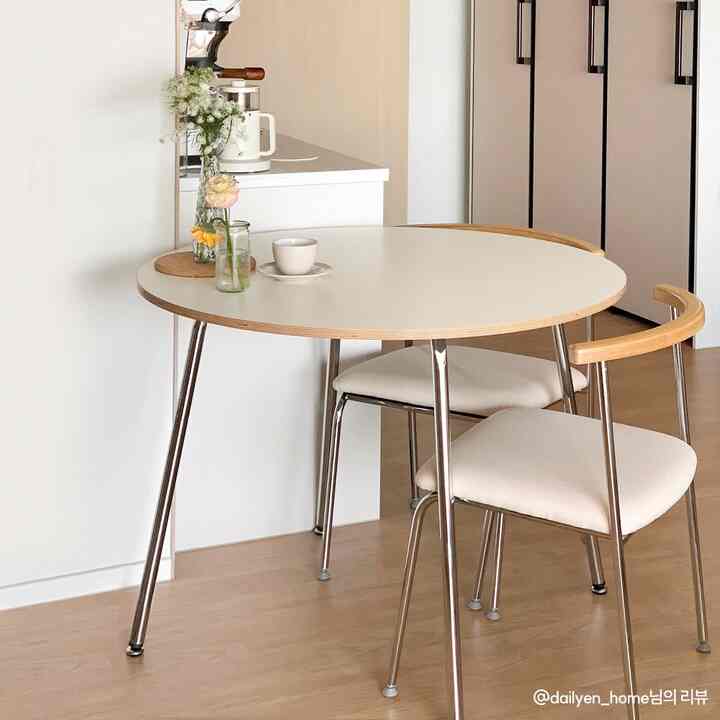 POINT ラウンド テーブル 100cm［2色］