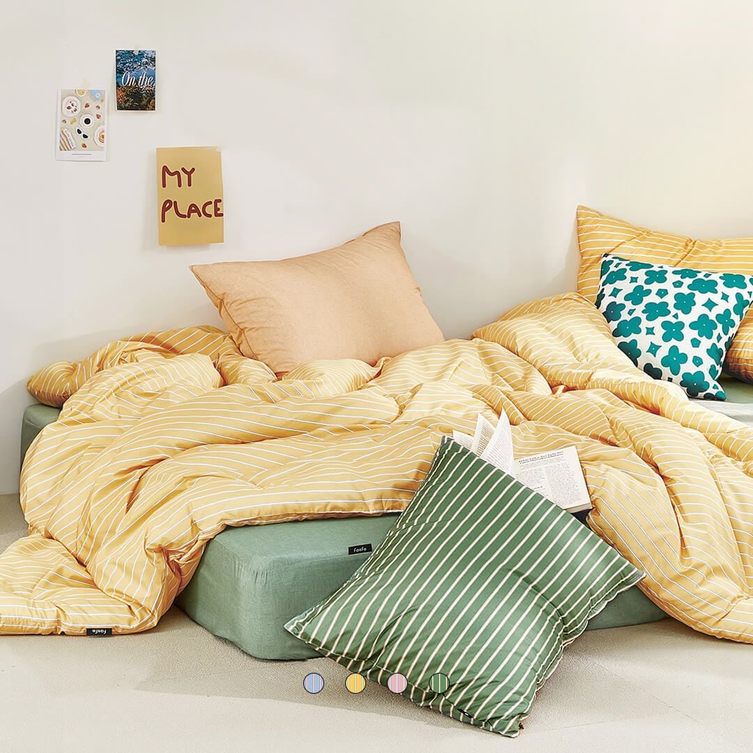 파르페by알레르망 두잉 스트라이프 알러지케어 먼지없는 차렵이불 SS/Q 4colors 