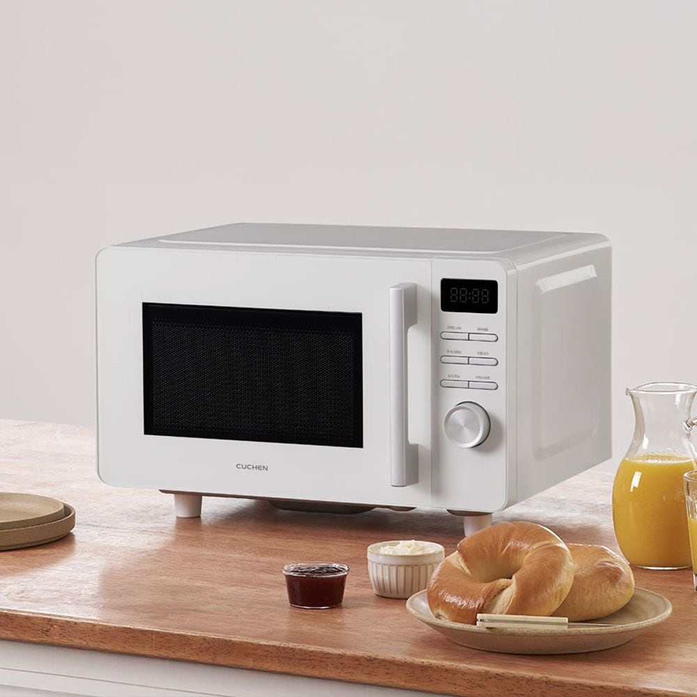 쿠첸 무회전 플랫 전자레인지 20L CMW-VF200W(화이트)