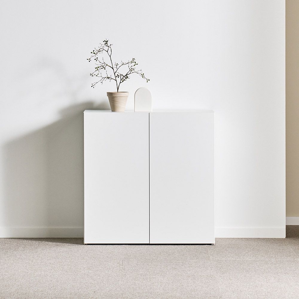 쏠앤까사 미니 800 2단 높은 다용도 주방 거실 수납장 티비다이 