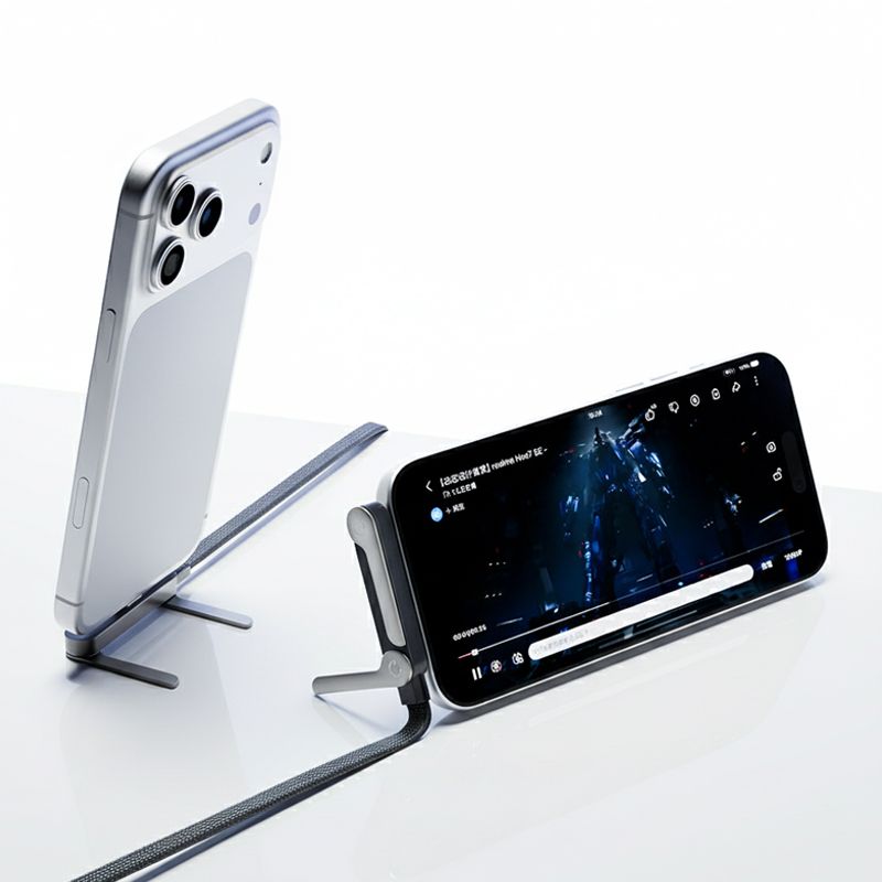 BASEMO 거치대겸용 C to C타입 PD240W 90도 L자형 꺾임 접이식 초고속 충전 케이블