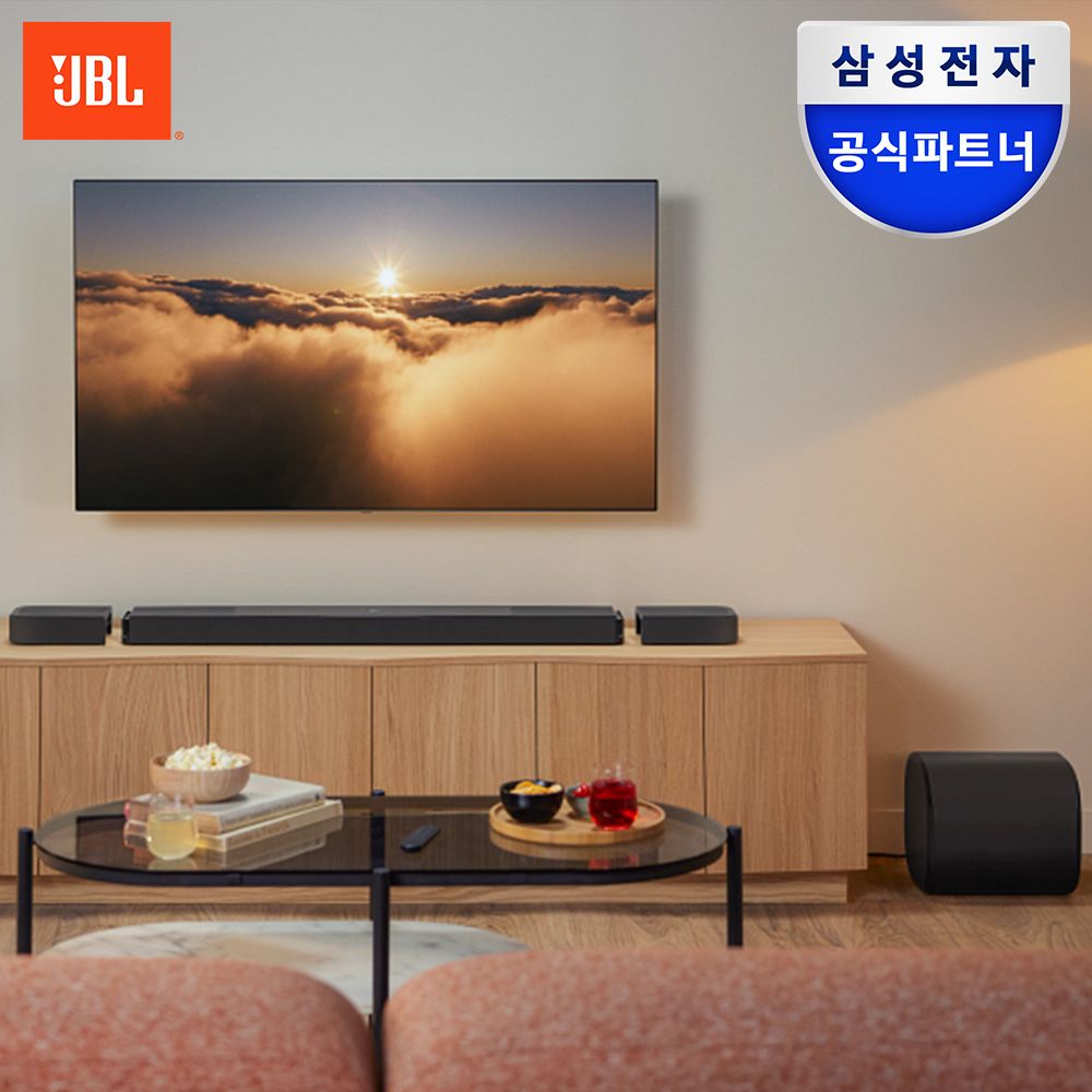JBL 삼성공식파트너 BAR 1300 MK2 11.1.4채널 사운드바 홈시어터 TV스피커