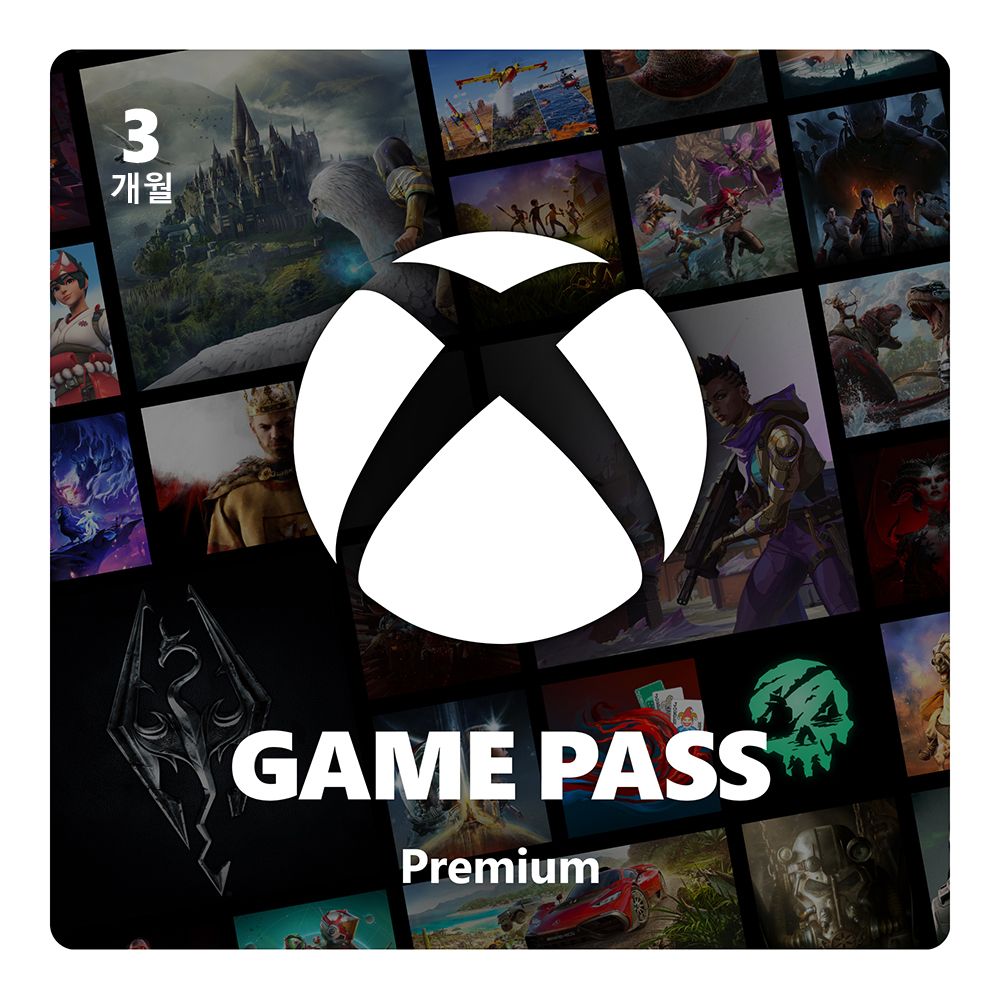 Xbox Xbox 게임패스 프리미엄 3개월 이용권 / 한국전용 - Digital Code