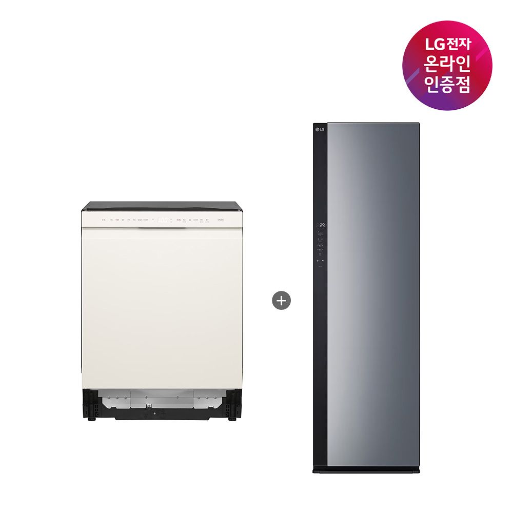 LG전자 LG 디오스 식기세척기 + LG 스타일러 (DUE5BGL1E + SC5GMR52S)