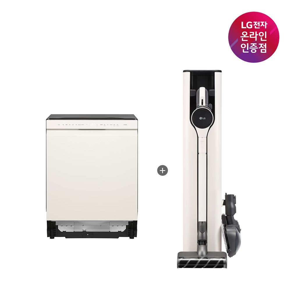 LG전자 LG 디오스 오브제 식기세척기 + 코드제로 A7 Core (DUE5BGL1E+A727WA)
