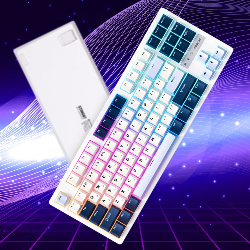 몬스타기어 스팅87 자석축 8K 우팅 래피드 트리거 발로란트 커스텀 게이밍 조약돌 키보드