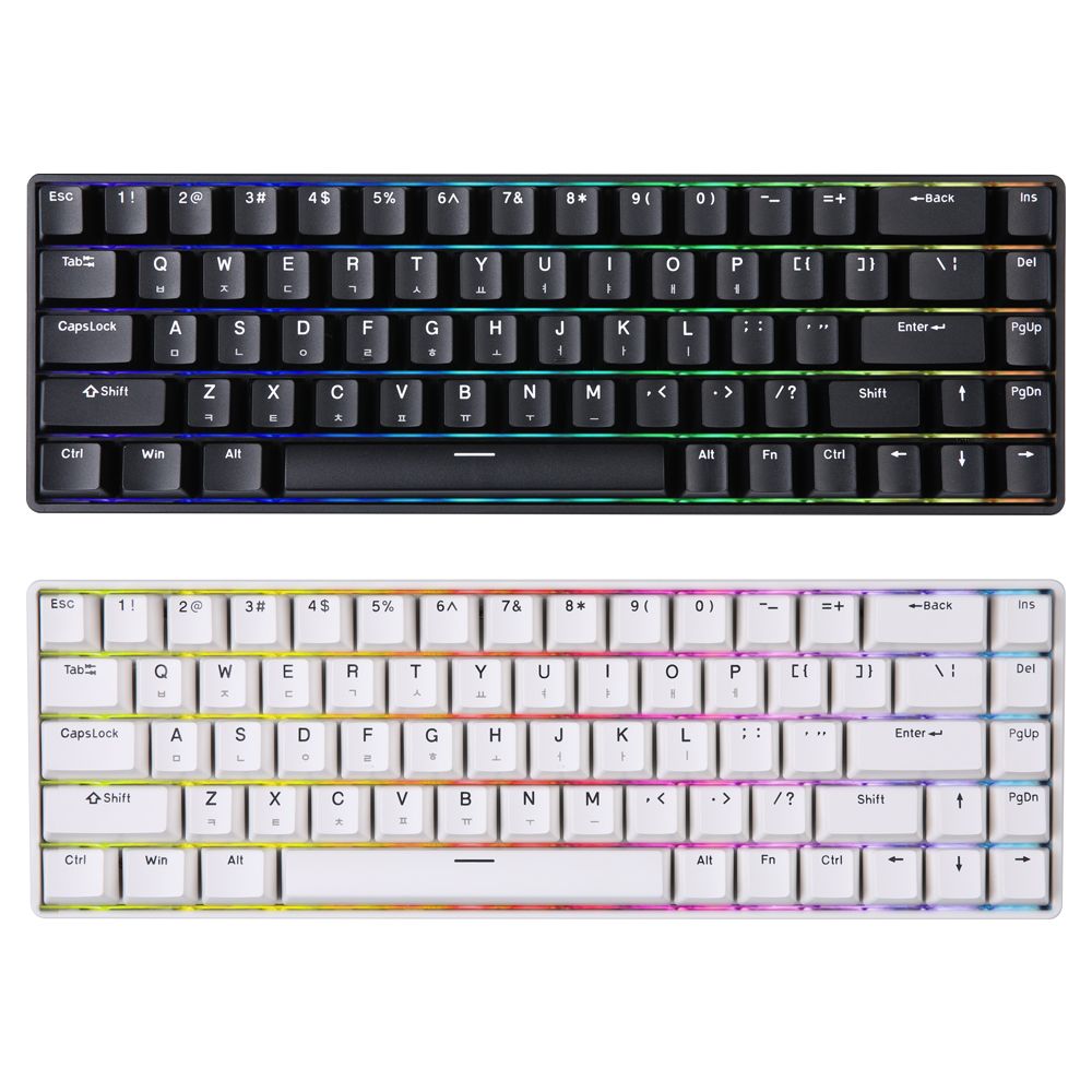 몬스타기어 스팅68 라이트 8K 자석축 우팅 래피드 트리거 게임용 매크로 조약돌 게이밍 키보드