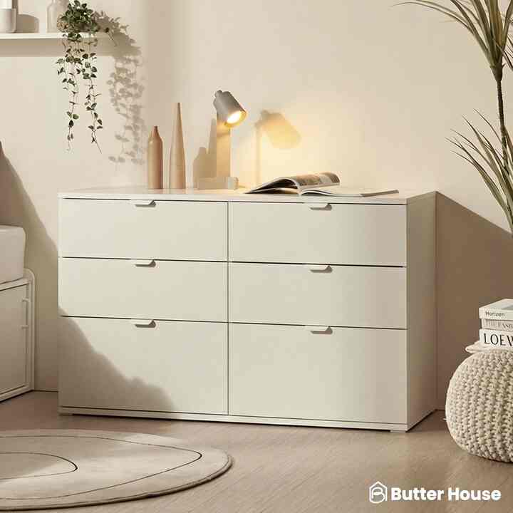 Blong 6段 ワイドチェスト 120cm［2色］