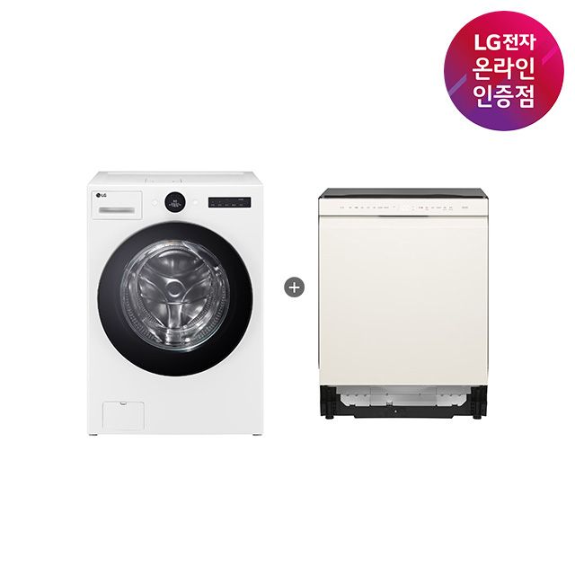 LG전자 LG 트롬 워시콤보 + LG 디오스 식기세척기 (FH25WA + DUE5BGL1E)