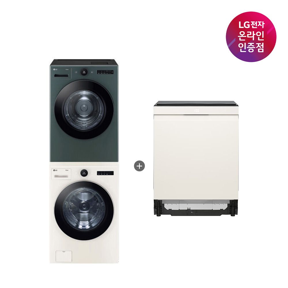 LG전자 LG 세탁기건조기 +LG 디오스 식기세척기 (FX24ENE-GNG+DUE6BGL1E)