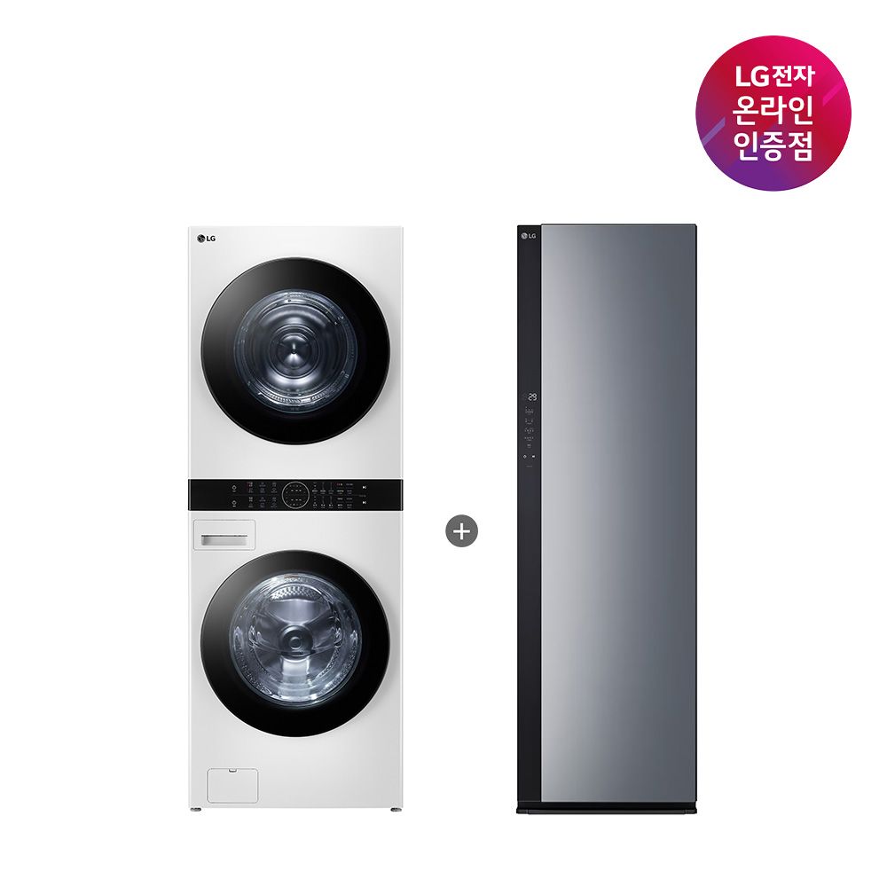 LG전자 LG 트롬 워시타워 + LG 스타일러 (W2421WAMR + SC5GMR52S)