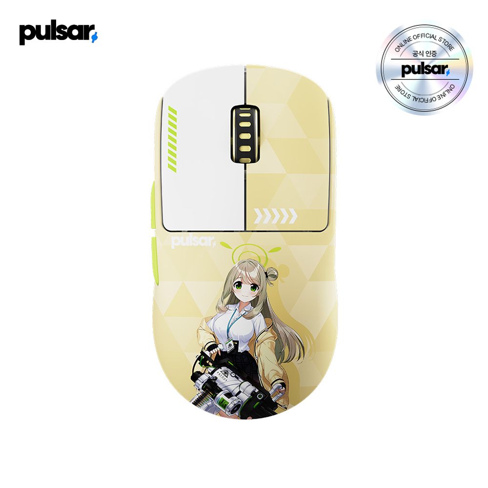 펄사 pulsar X2 CrazyLight 블루아카이브 노노미 에디션 무선 게이밍 마우스