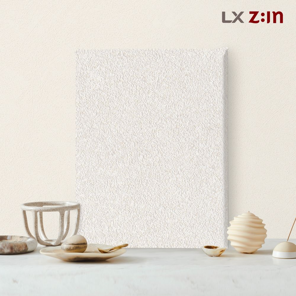 LX Z:IN 실크벽지 베스트 82600-04 양각 회벽 라이트 그레이 1롤 5평 셀프도배 아리나데코