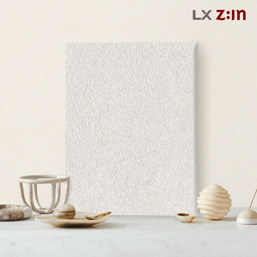 LX Z:IN 실크벽지 베스트 82600-05 양각 회벽 안도 그레이 1롤 5평 셀프도배 아리나데코