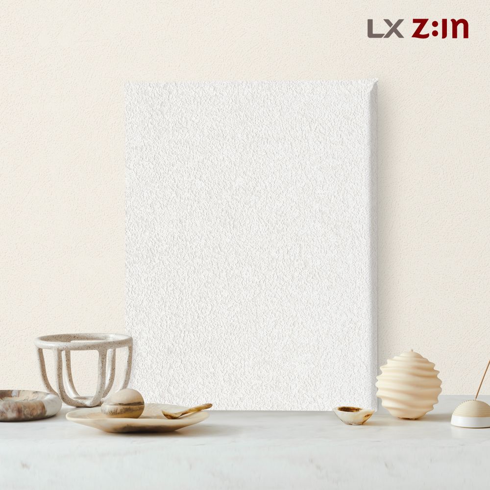 LX Z:IN 실크벽지 베스트 82600-08 양각 회벽 미스티 그레이 1롤 5평 셀프도배 아리나데코