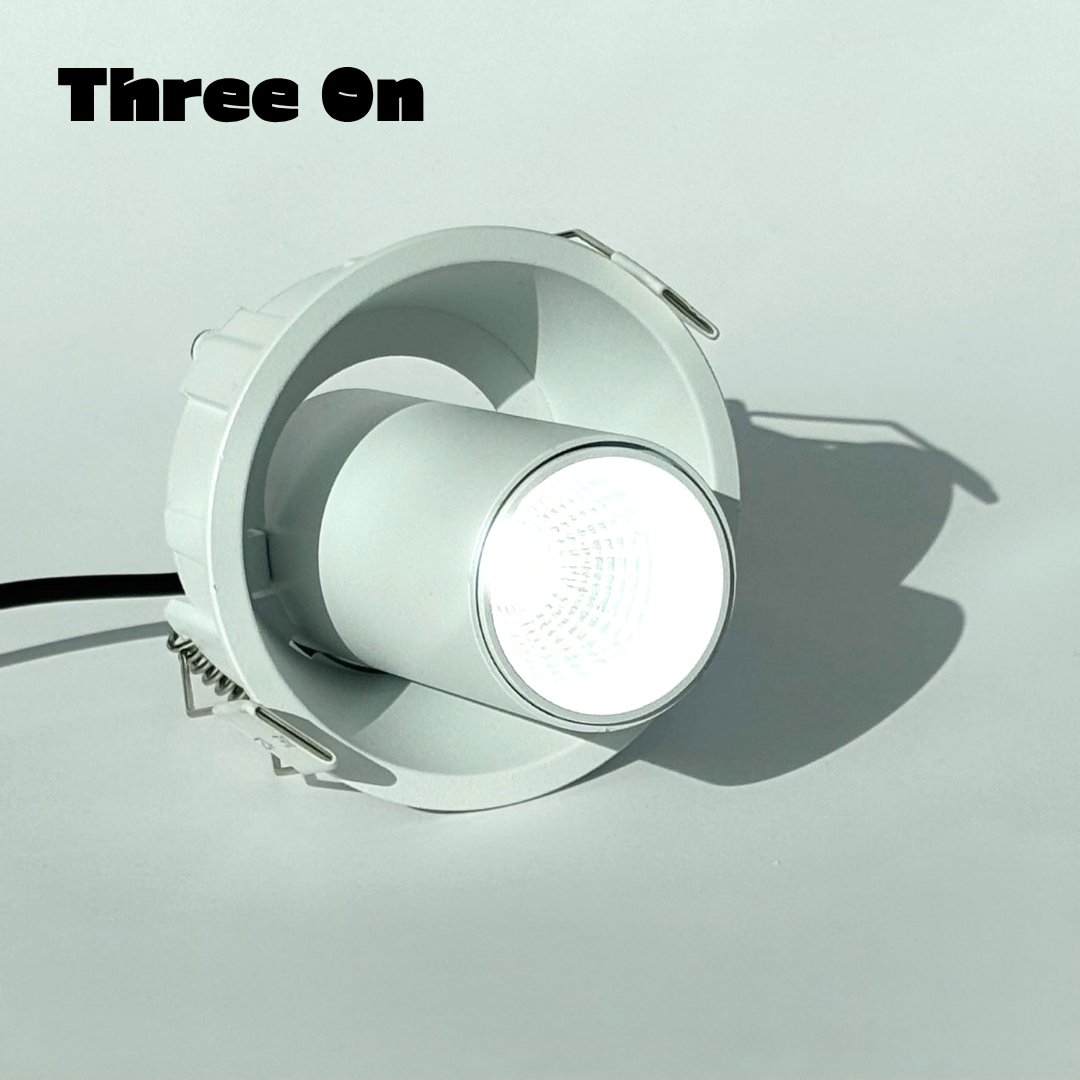 쓰리온 발명특허 LED COB 3인치 8W 실린더 조명 엘리 플리커프리 잔광현상제거