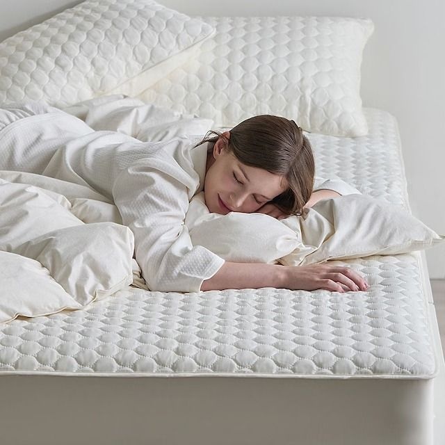 알러씰 무봉제 누빔 올인원 매트리스커버