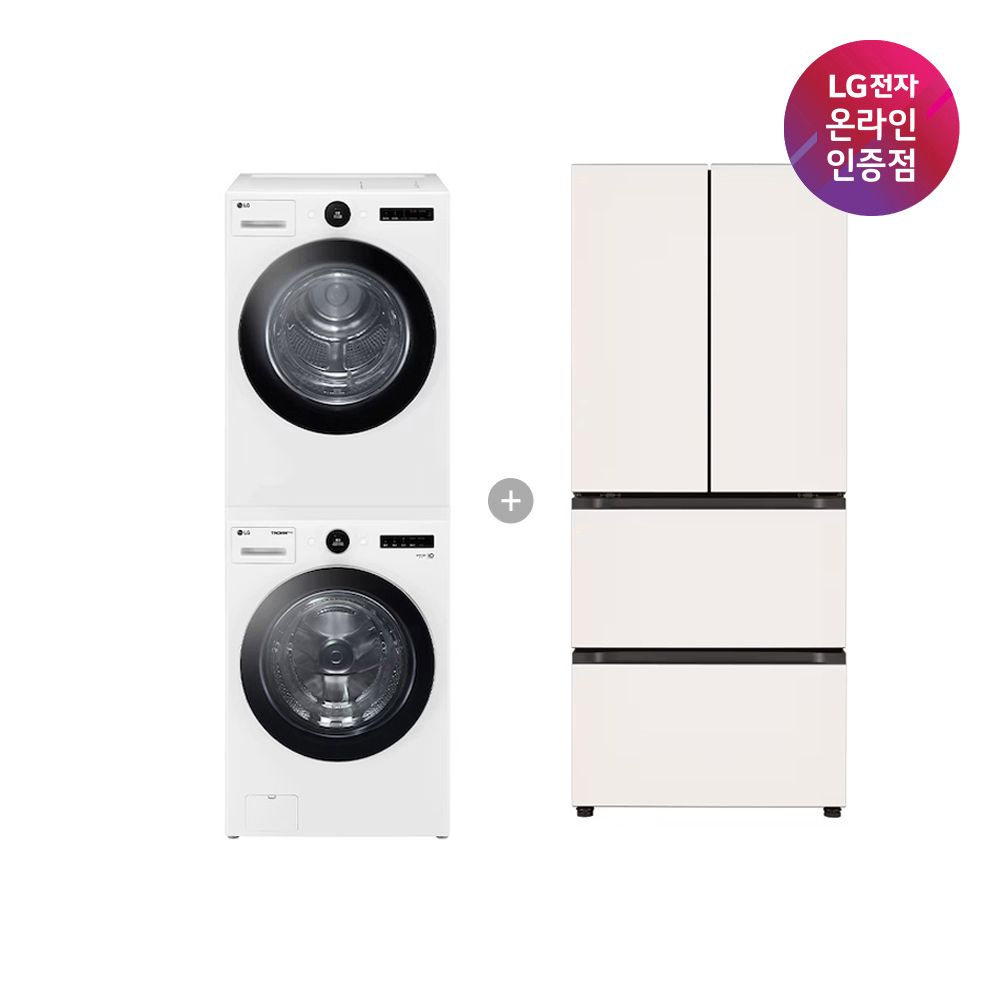 LG전자 LG 트롬 세탁기건조기+오브제컬렉션 김치톡톡 (FX23WA-20WQ+Z408MEEF23)