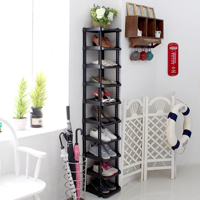 아이홈 신발장 신발정리대 싱글 10단 