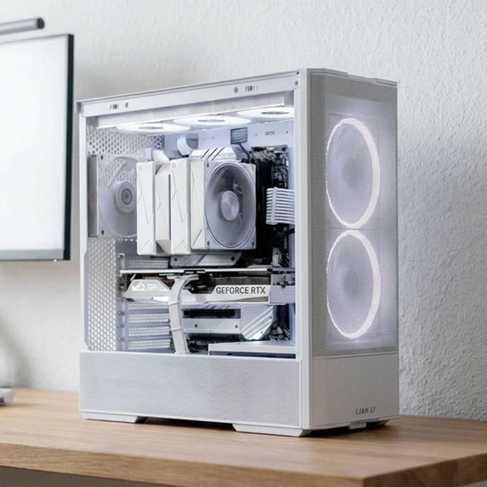 서린컴퓨터 9600X RTX5060 리안리 랜쿨207 화이트 게이밍PC