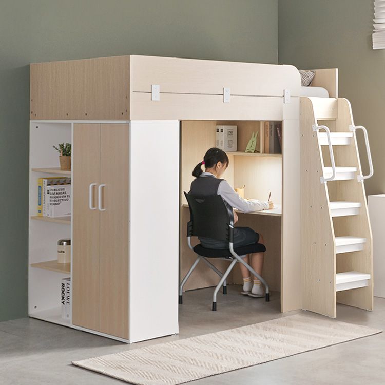 [신상품] e스마트 퓨어 2층 성인 책상 수납 벙커침대 프레임 옷장형 SS