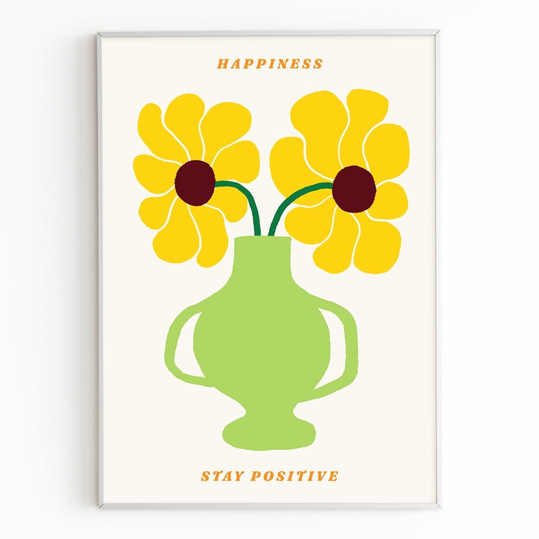 라프레임 2+1 요즘 풍수 그림 액자 인테리어 포스터 - 그린솔리드