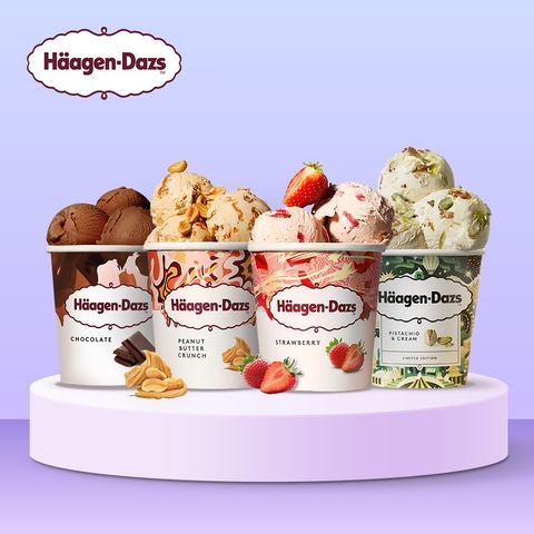 하겐다즈 프리미엄 아이스크림 파인트 2+2