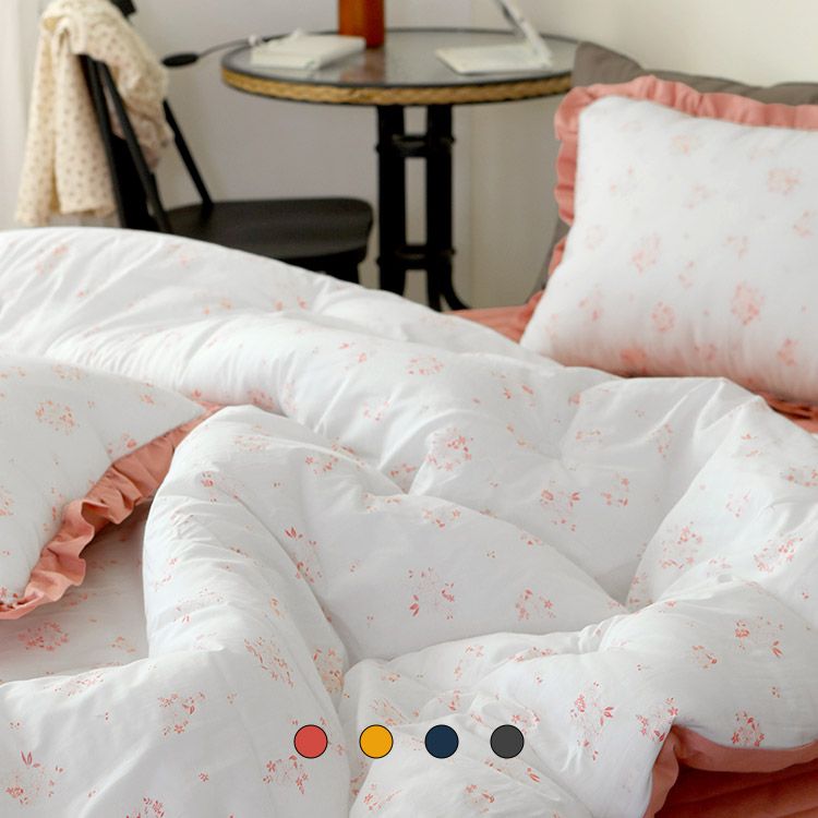 이블랑 블루밍가든 순면 100% 60수 사계절 항균솜 차렵이불 4컬러