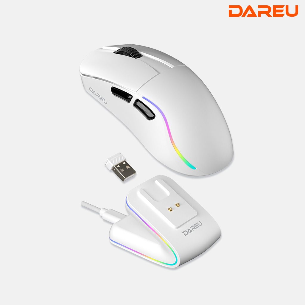 다얼유 A950 AIR 충전독 게이밍 마우스 초경량 4K 8K