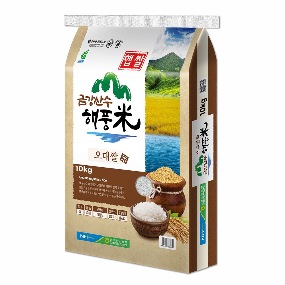 더프레시 25년산 고성농협 해풍미 오대쌀 10kg 상등급