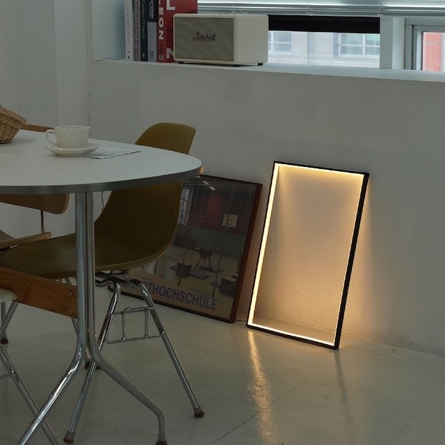 레나에너지 갤러리 프레임 액자 LED 라이트 무드등 코너 포인트 오브제 간접 조명 2sizes