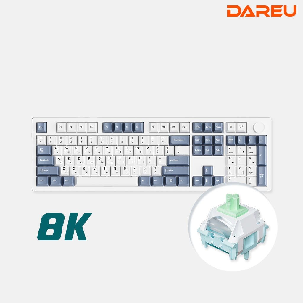 다얼유 EK106PRO 8K 유선 기계식 게이밍 키보드 풀배열