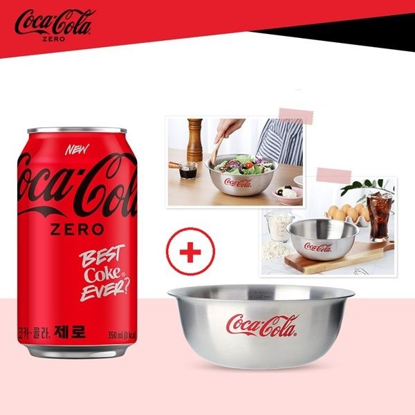코카콜라 제로 350ml 24캔 + 믹싱볼
