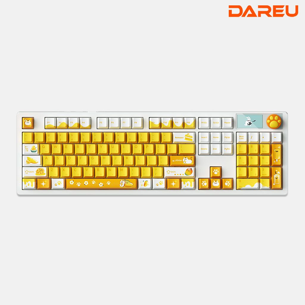 다얼유 A104 MASTER 8K 유 무선 풀배열 기계식 키보드 망고캣