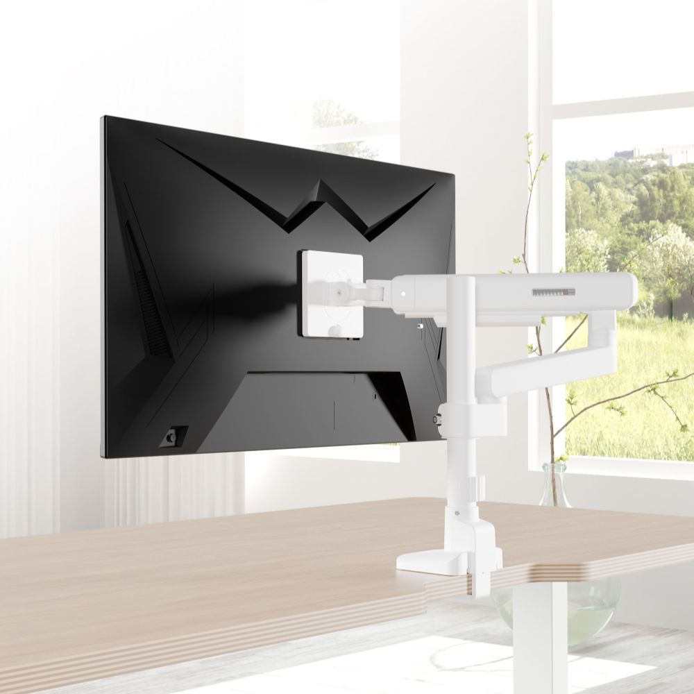 카멜마운트 폴타입 이지밸런스 싱글 모니터 거치대 모니터암 스탠드 MSS2P