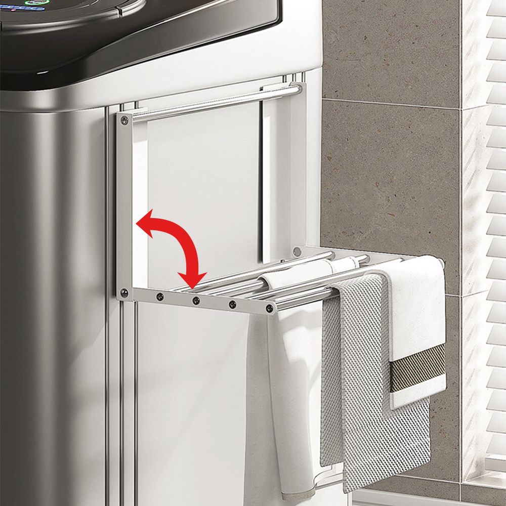 주식회사 동화속나무 끝장할인 무타공 마그네틱 미니 빨래건조대 길이조절 접이식 세탁기선반 행주 수건걸이 건조대