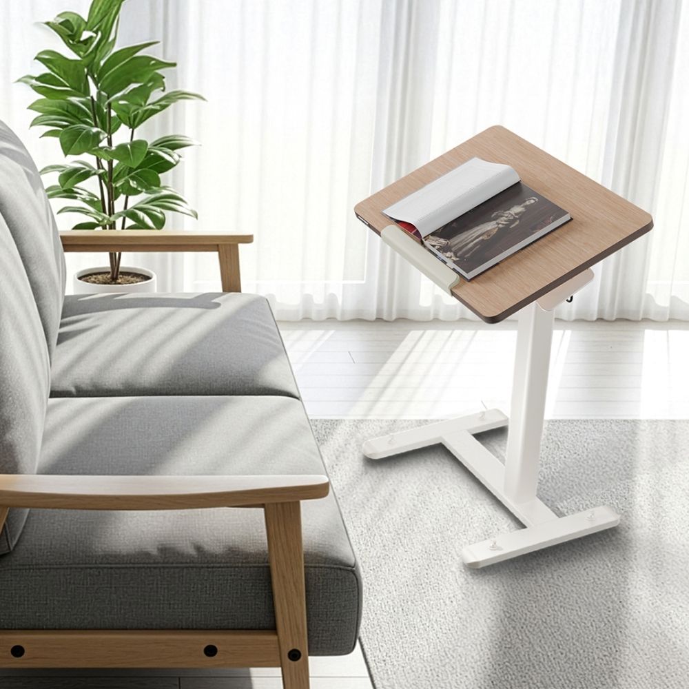 핏쳐 미니 고정식 이동형 양방향 각도 높이 조절 거실 침대 사이드 테이블 TS3L 