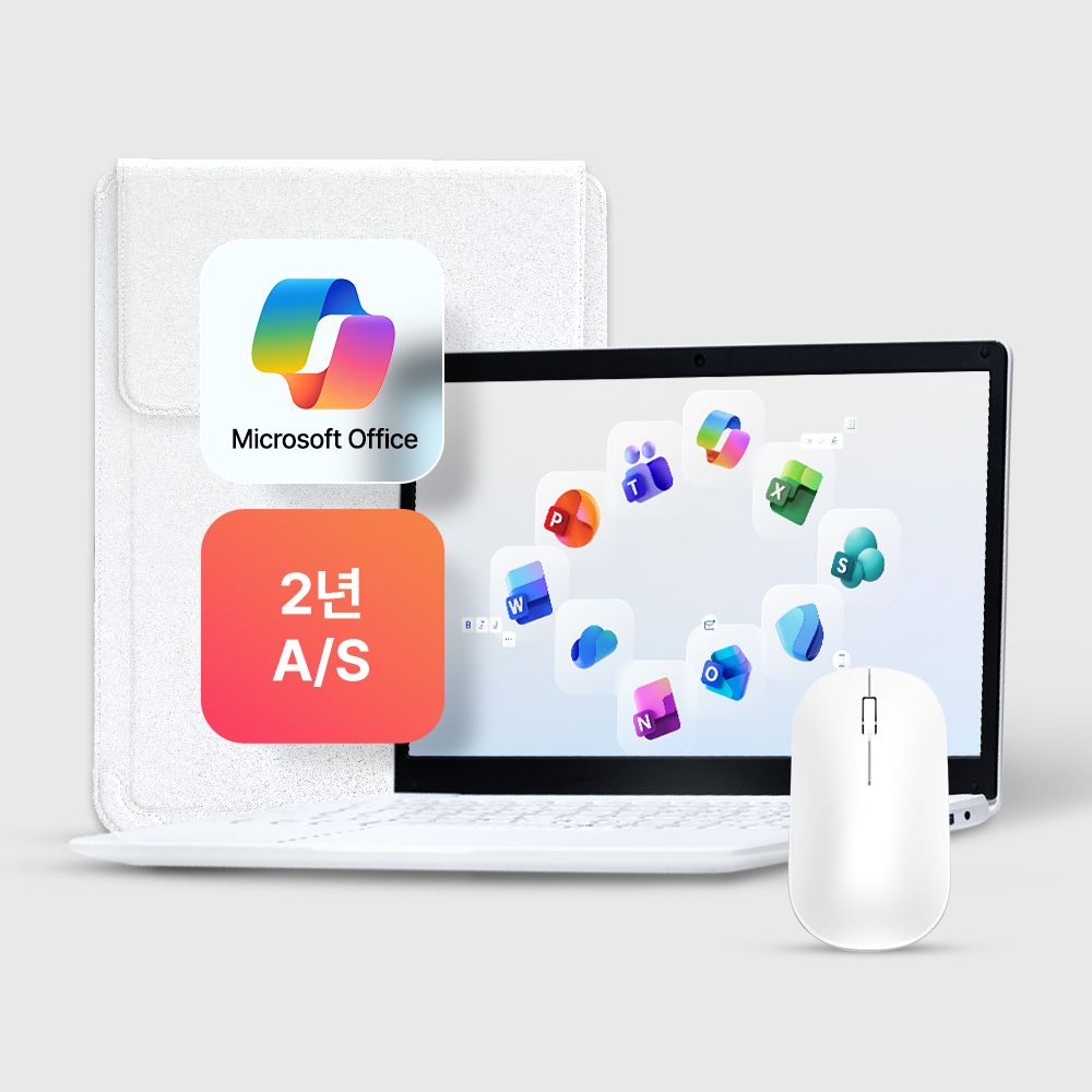 베이직스 베이직북 MS office 14 8/256GB Win11 오피스(AS2년+마우스+파우치)