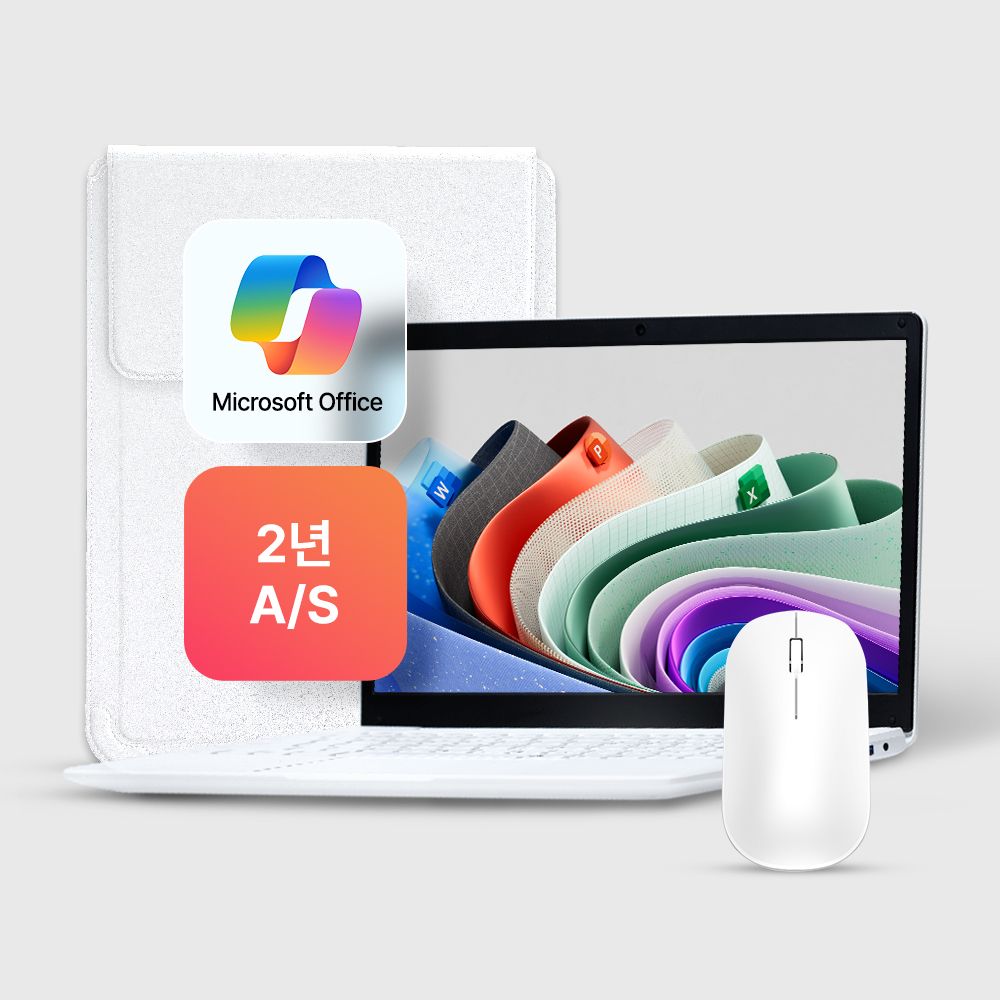 베이직스 베이직북 MS office 14 16/512GB Win11 오피스(AS2년+마우스+파우치)