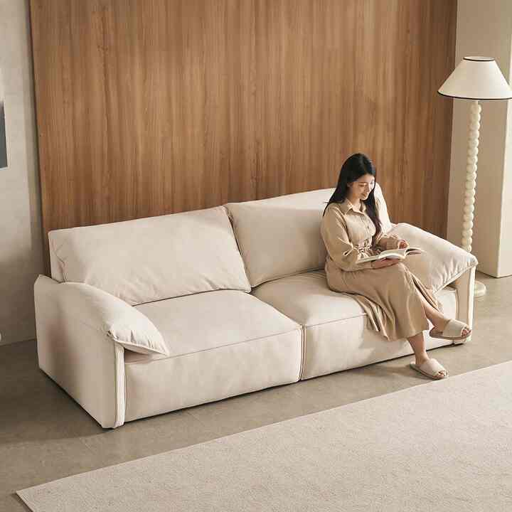 MARIN 3.5人掛け アクアテックス ファブリック ソファ［2色］