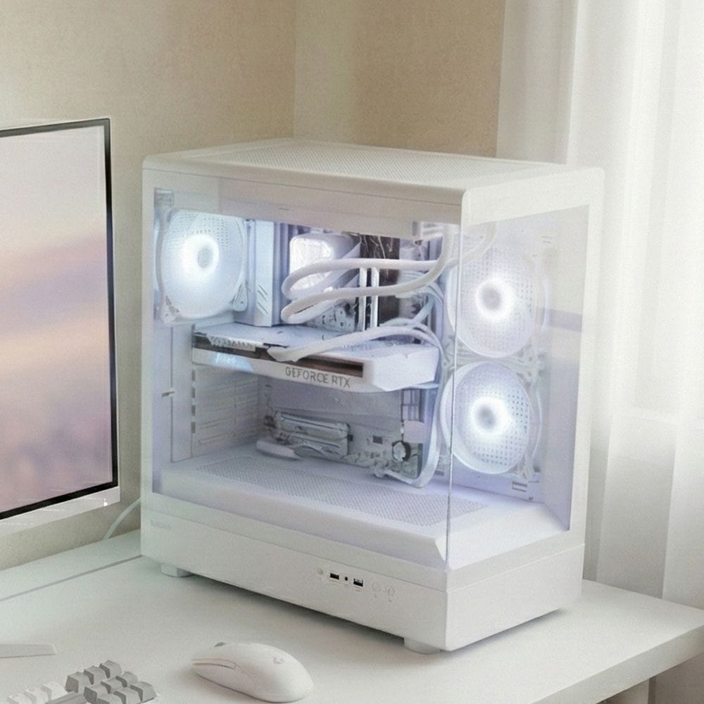 아싸컴 아싸컴 데스크테리어 7500F+RX9060XT 8GB+16GB+500GB_화이트