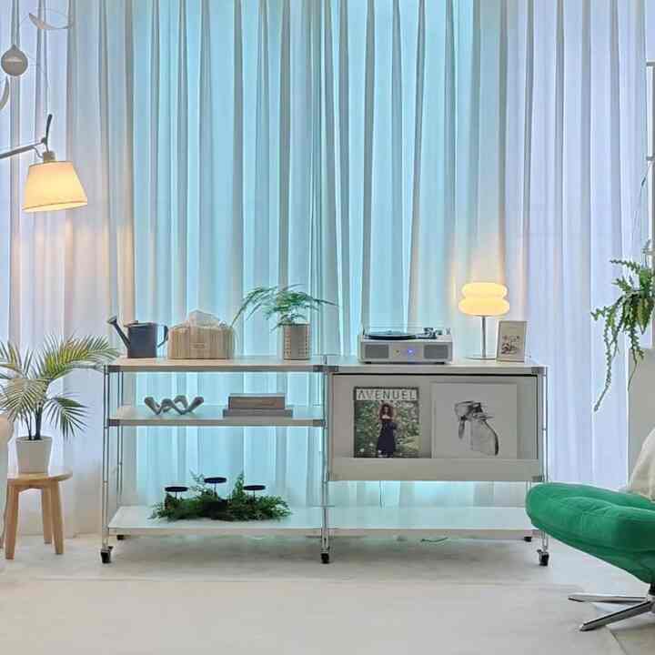 CHIFFONNEIER マガジンキャビネット 2列［3色］