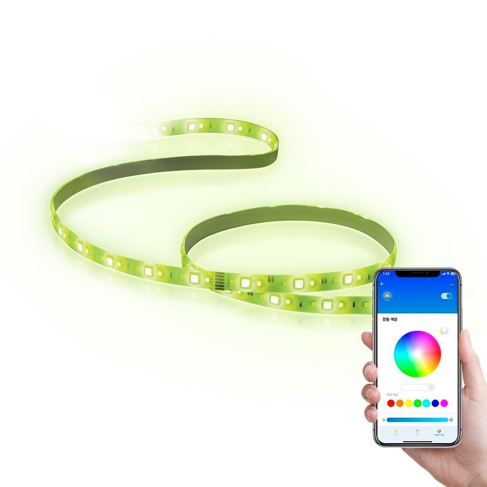 필립스 위즈 라이트 스트립 2m LED 붙이는 줄조명 